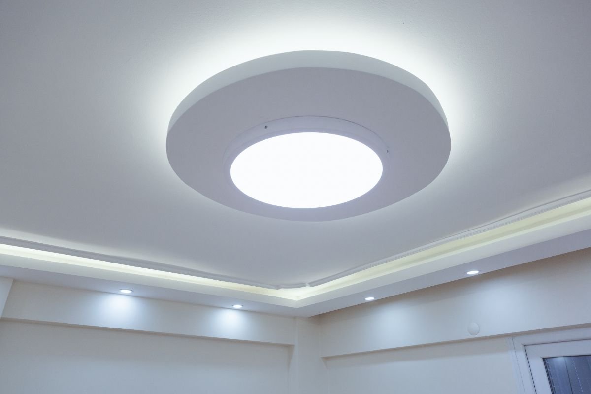 plafoniera illuminazione posizionamento